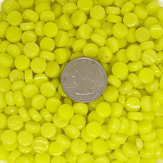 428-g Yellow Mini Rounds, MiniRoundGloss tile - Kismet Mosaic - mosaic supplies