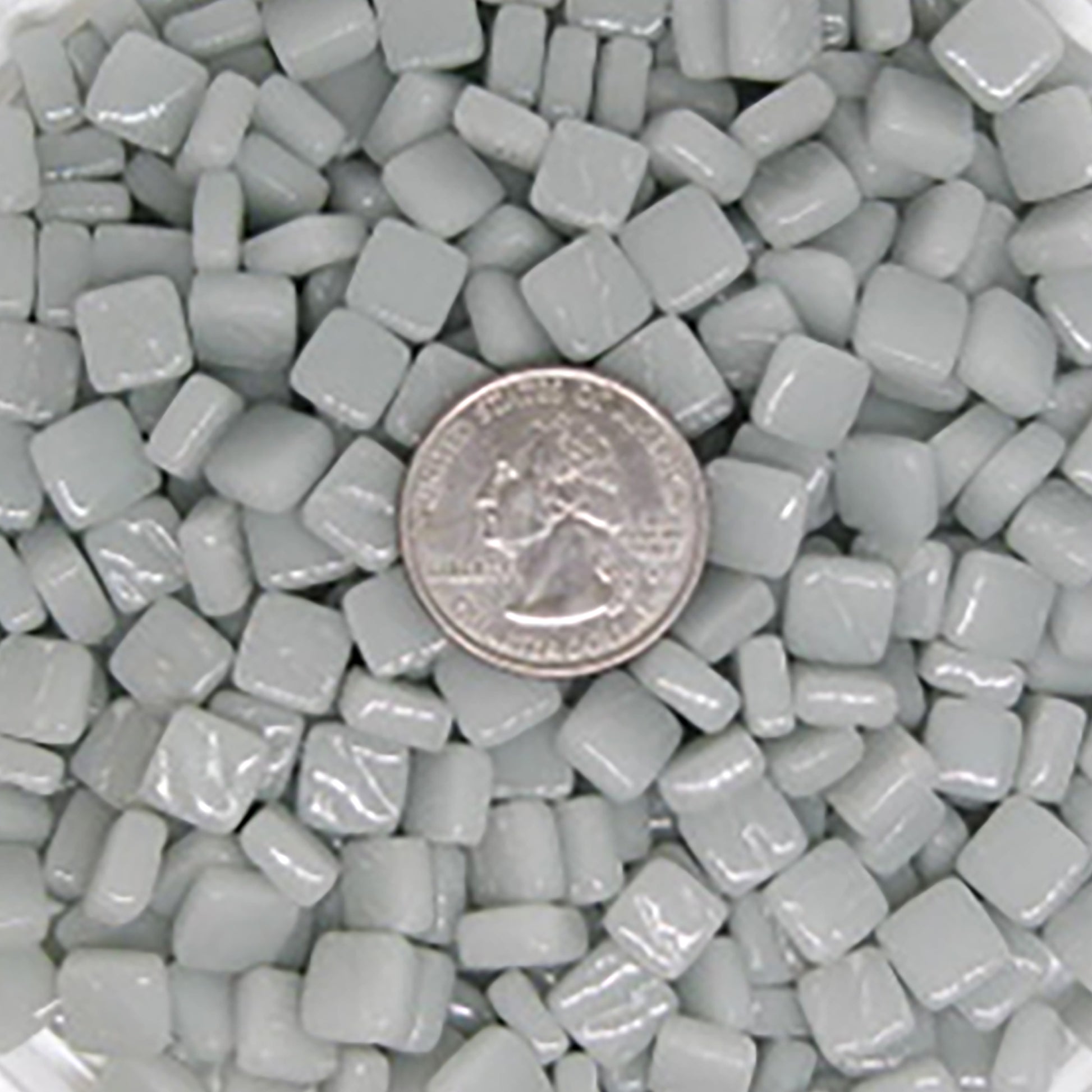 8mm light gray tiles, recycled glass, eco friendly