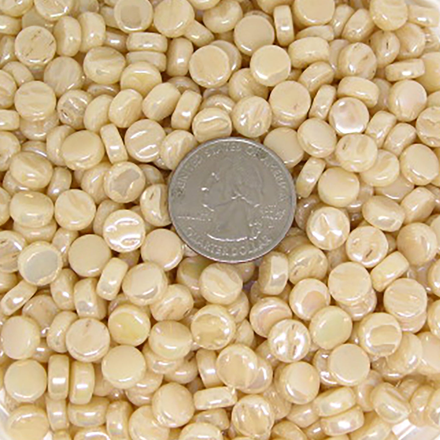 492-i Canvas Mini Rounds, MiniRoundIrid tile - Kismet Mosaic - mosaic supplies