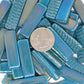 516-i - Dark Teal rectangle - Iridescent, KismetRectangle tile - Kismet Mosaic - mosaic supplies
