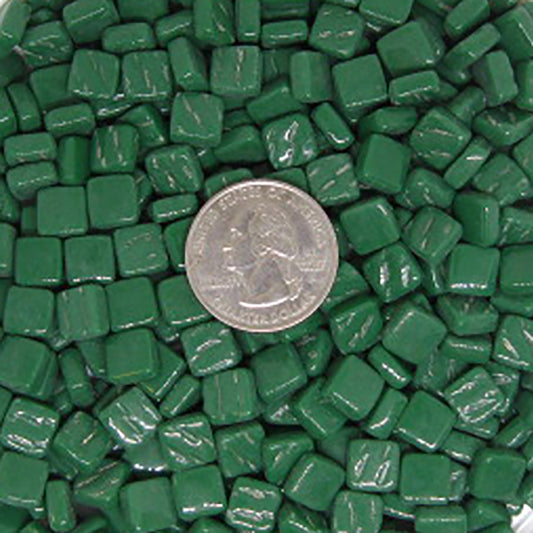 55-g Grass Green, 8mm - Green tile - Kismet Mosaic - mosaic supplies