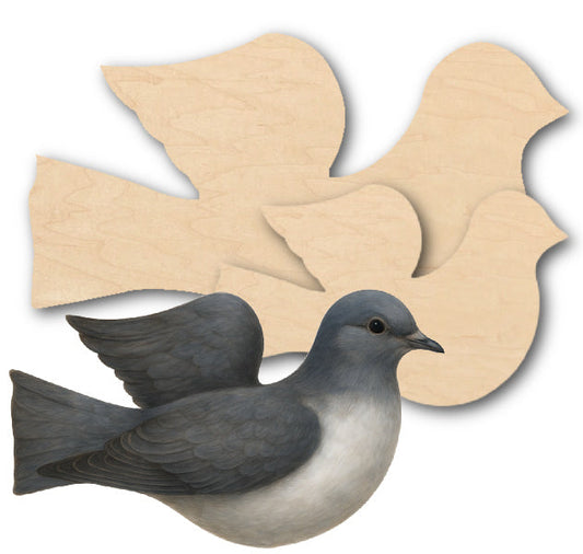 Dove Multi-Art Shape Wood