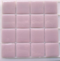 sheeted glass tile, 25mm, light pink