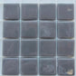 25mm/1" square tiles, recycled glass, gloss finish, sheeted glass tile for installation