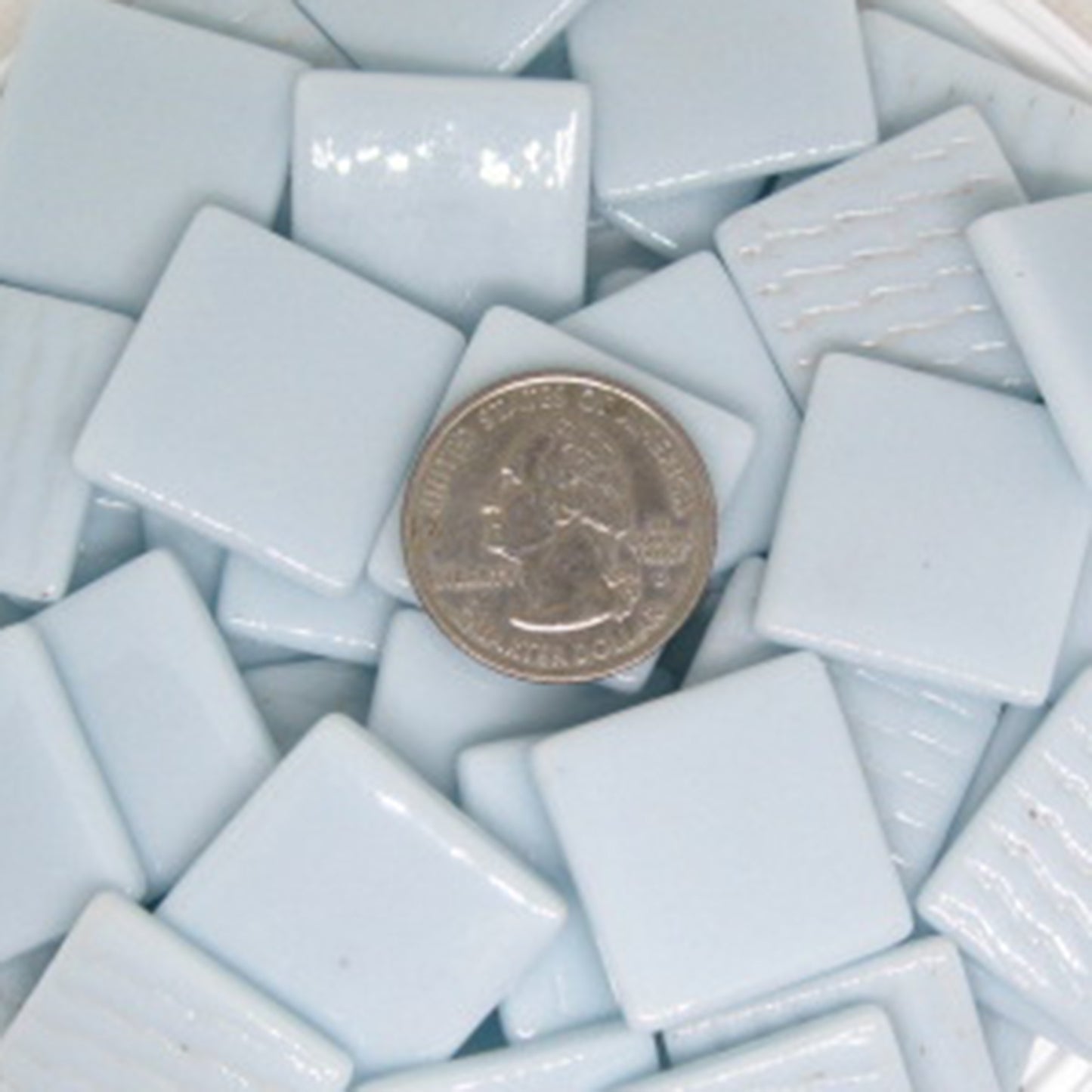859-g Crystal Blue, 25mm - Blues & Purples tile - Kismet Mosaic - mosaic supplies
