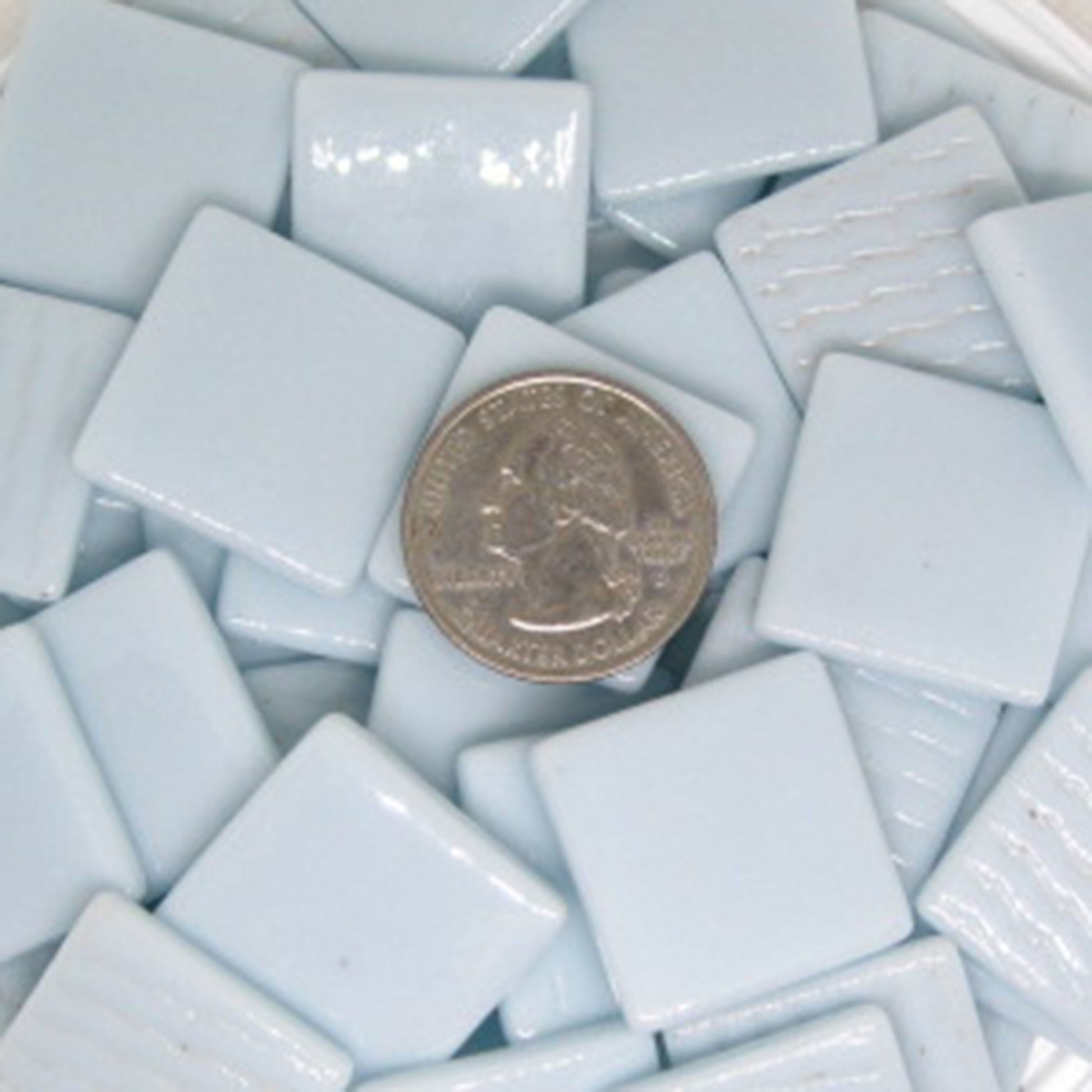 859-g Crystal Blue, 25mm - Blues & Purples tile - Kismet Mosaic - mosaic supplies