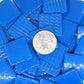 870-g Prussian Blue Gloss 25mm - recycled glass tile - Kismet Mosaic - mosaic supplies