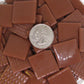897-g Hot Chocolate Gloss 25mm - recycled glass tile - Kismet Mosaic - mosaic supplies