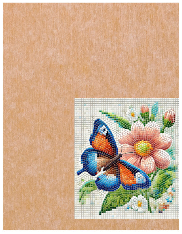 8" x 12" Waterproof Mosaic Backer