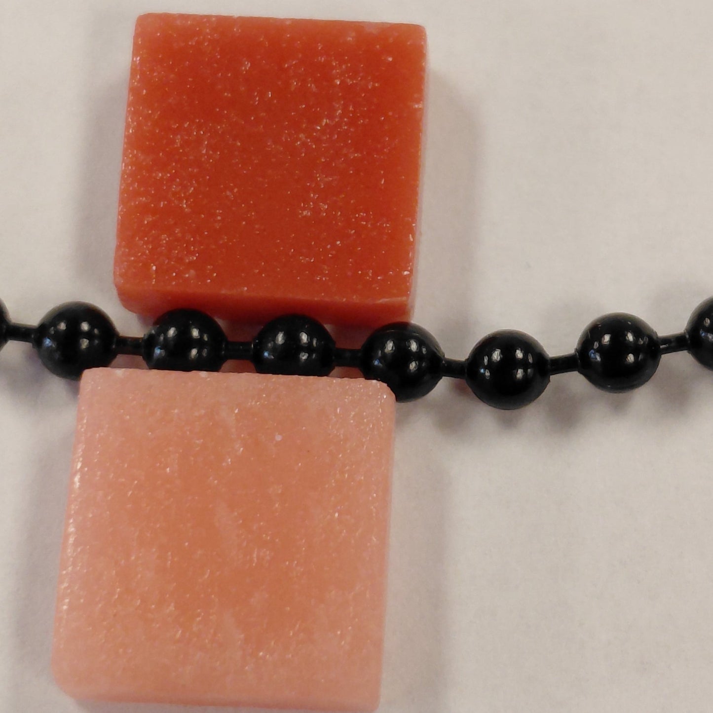 Black ball chain with 12mm tile