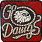 Georgia Bulldogs Go Dawgs 12"x12" (pre-drilled for hanging kit)