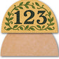 8.5" x 14.5" Half Circle Waterproof Mosaic Backer