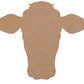 Cow 12" (pre-drilled for hanging kit)