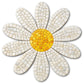 Daisy Mosaic Backer (pre-drilled for hangable & stakeable kit)