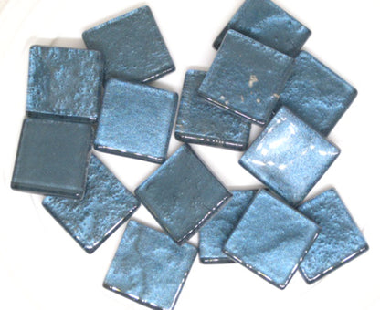 K352 Teal Krystal Metallic  tile -  20mm - mosaic supplies teaberry tiffany