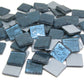 K352 Teal Krystal Metallic  tile -  20mm - mosaic supplies teaberry tiffany