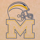 Michigan Wolverines 11"x14" (pre-drilled for hanging kit)