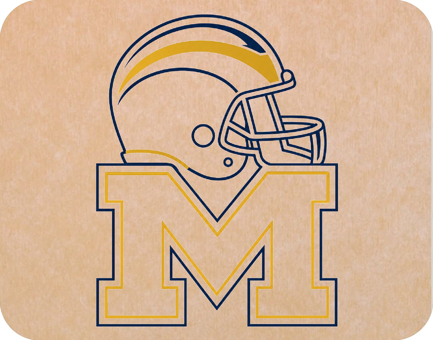 Michigan Wolverines 11"x14" (pre-drilled for hanging kit)