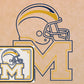 Michigan Wolverines 11"x14" (pre-drilled for hanging kit)