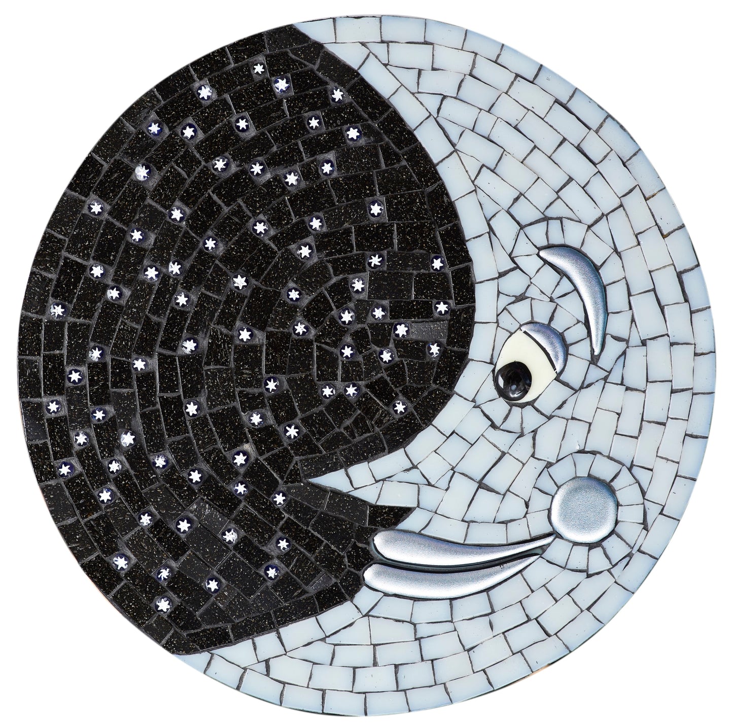 Circle 12" Mosaic Backer (pre-drilled for hangable & stakeable kits)