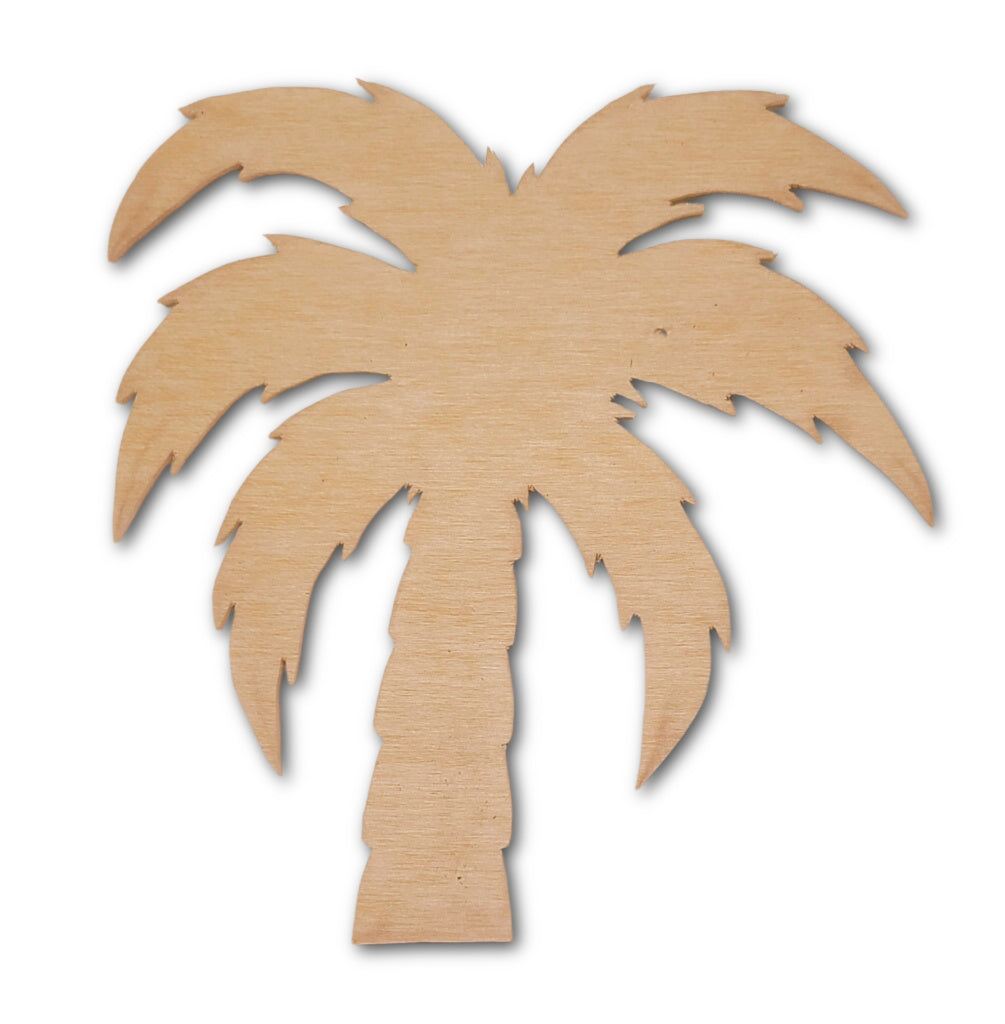 Palm Tree Mosaic Backer 11"x12" (pre-drilled for hangable & stakeable kits)