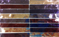 Purple Mix Mirror - Slivers--sheeted tile