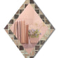 10 Inch Diamond Mirror Acrylic - Silver/Gold/Rose Gold