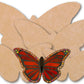 Butterfly Mosaic Backer (pre-drilled for hangable & stakeable kits) 1/2" thick