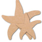 Starfish Mosaic Backer 10.75"x11.5" (pre-drilled for hangable & stakeable kits)