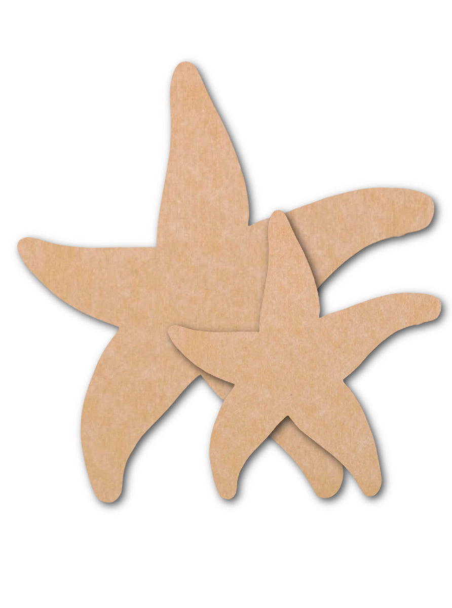 Starfish Mosaic Backer 10.75"x11.5" (pre-drilled for hangable & stakeable kits)