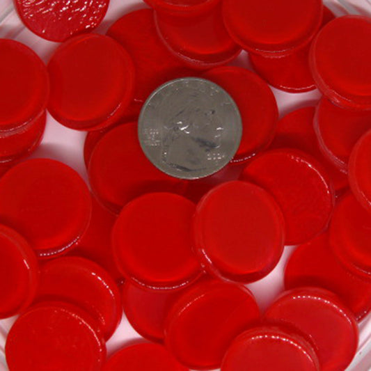 Krystal Rounds 23mm diameter in Red