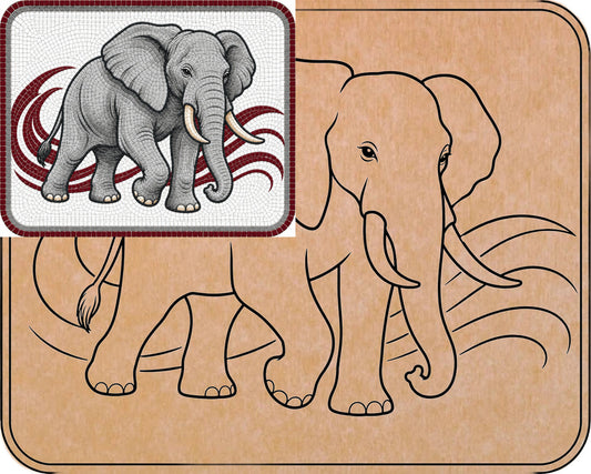 Alabama Roll Tide 11"x14" (pre-drilled for hanging kit)