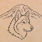 Washington Huskies 11"x14" (pre-drilled for hanging kit)