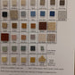 Color swatch chart for Winckelman's Porcelain Tile with various color samples.