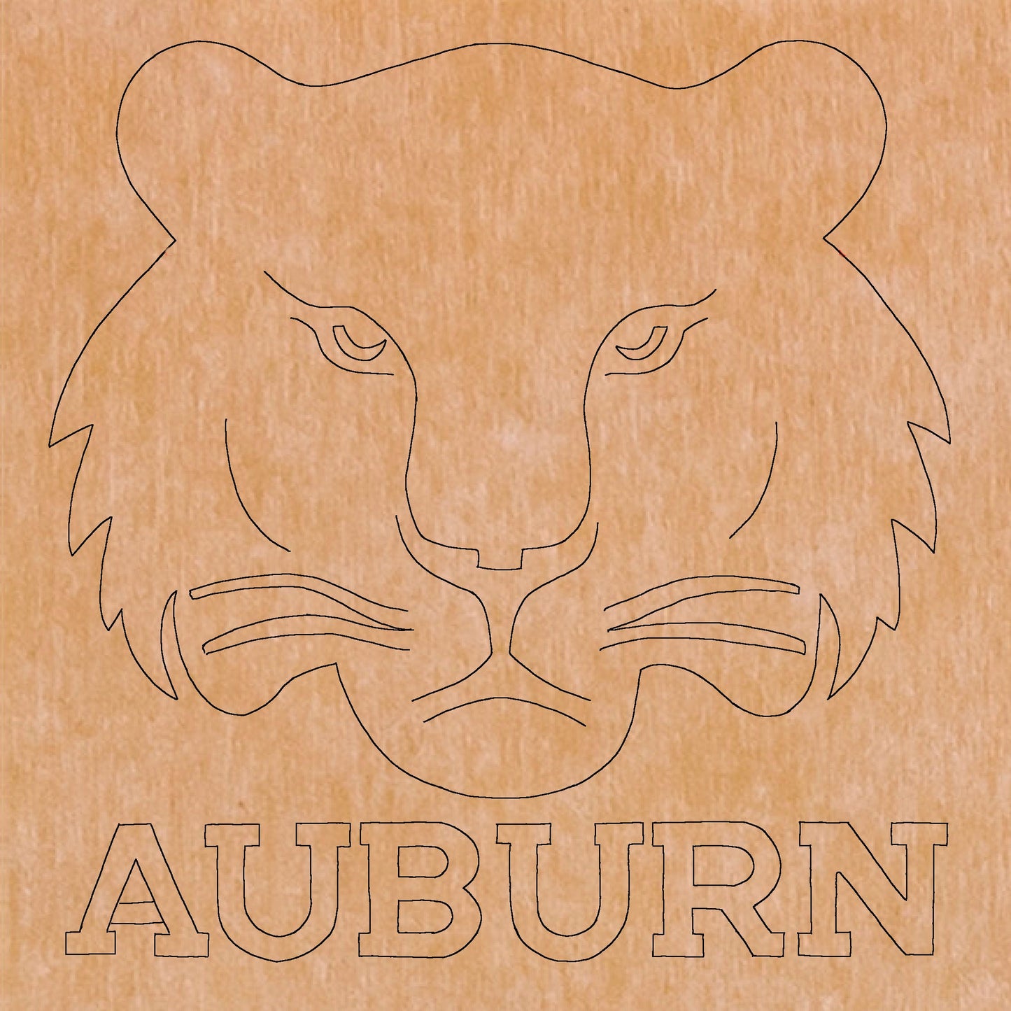 Auburn University 12"x12" (pre-drilled for hanging kit)
