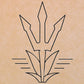 Arizona Sun Devils 11"x14" (pre-drilled for hanging kit)