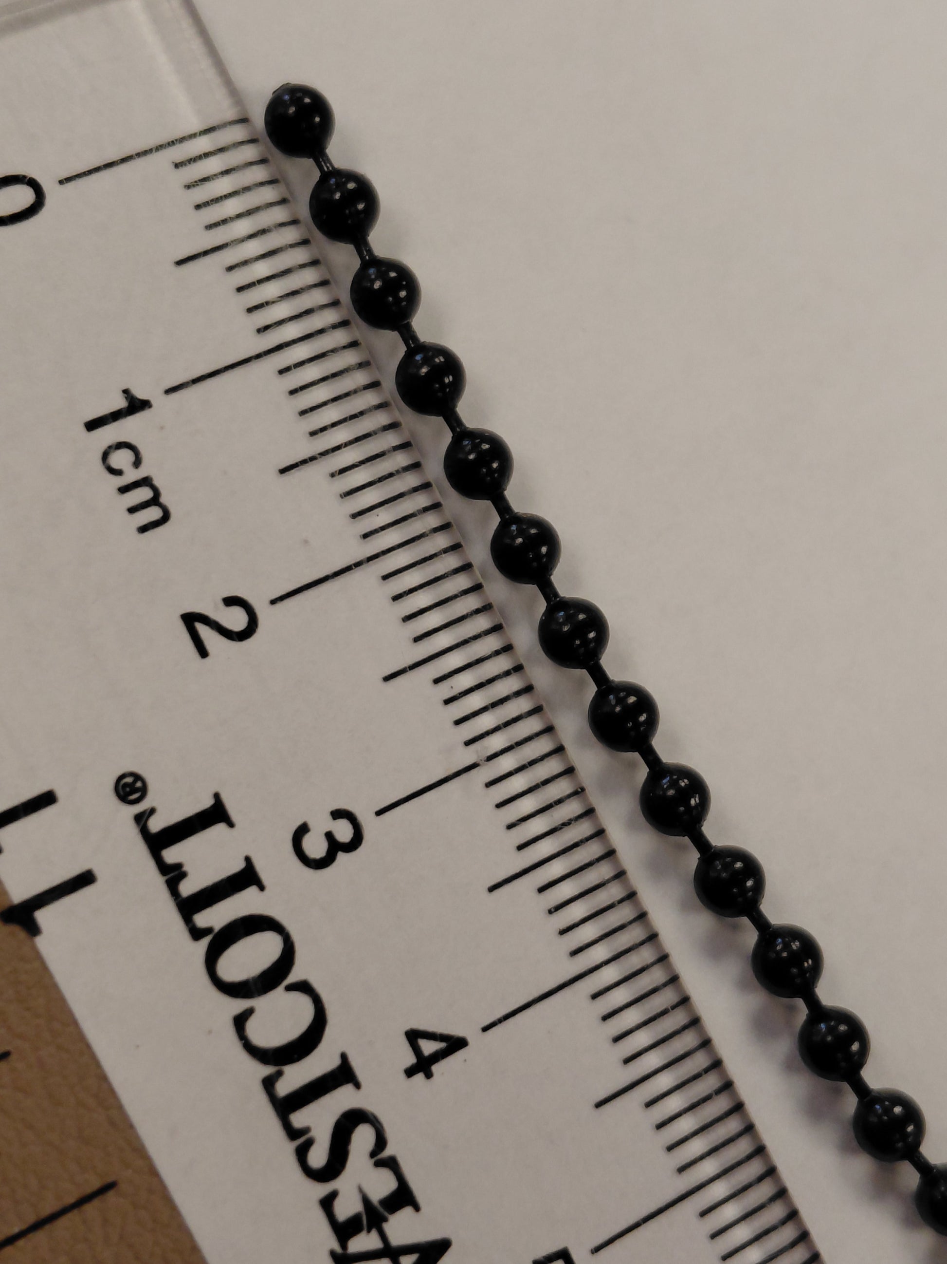 Black ball chain 3.2mm