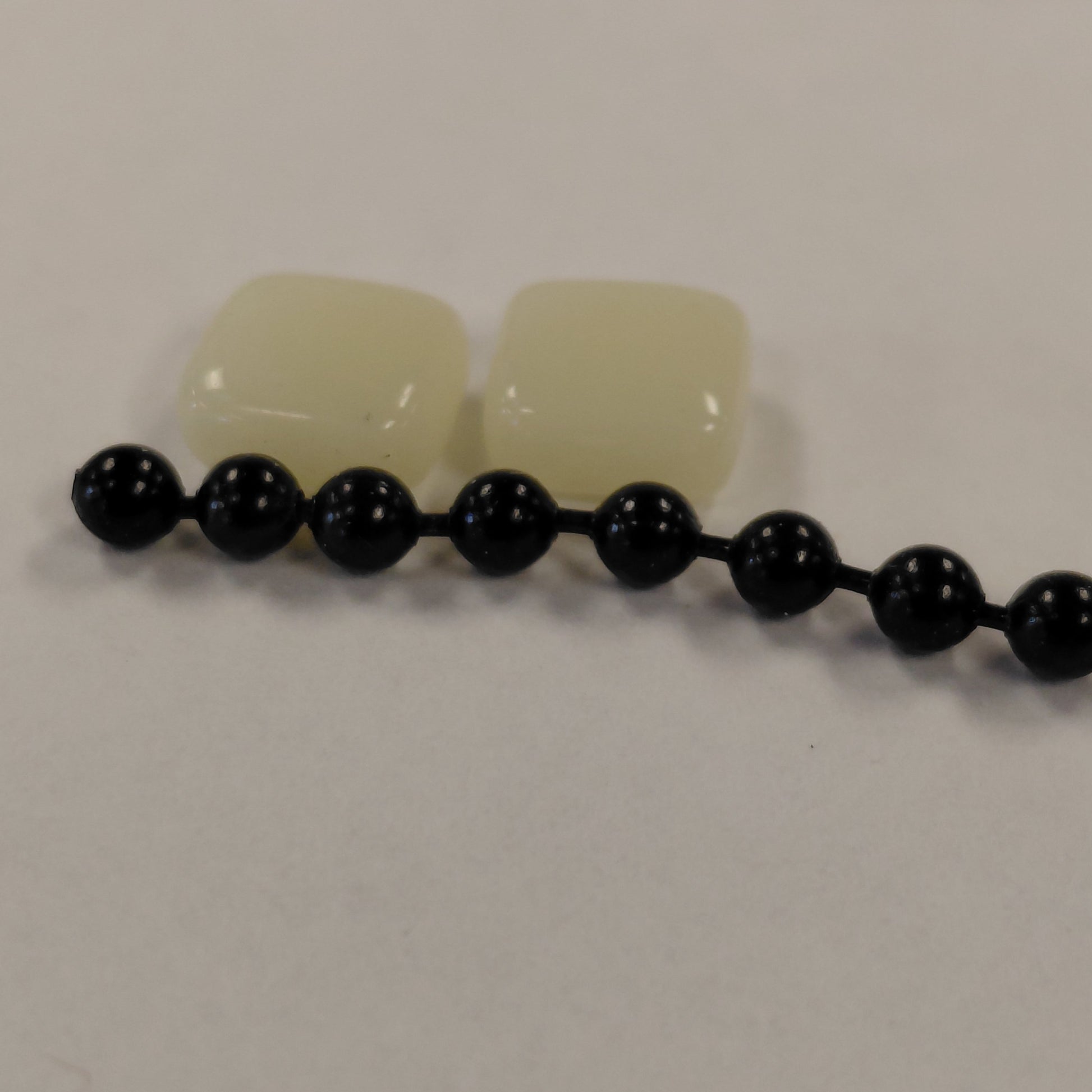 black ball chain with 8mm tile