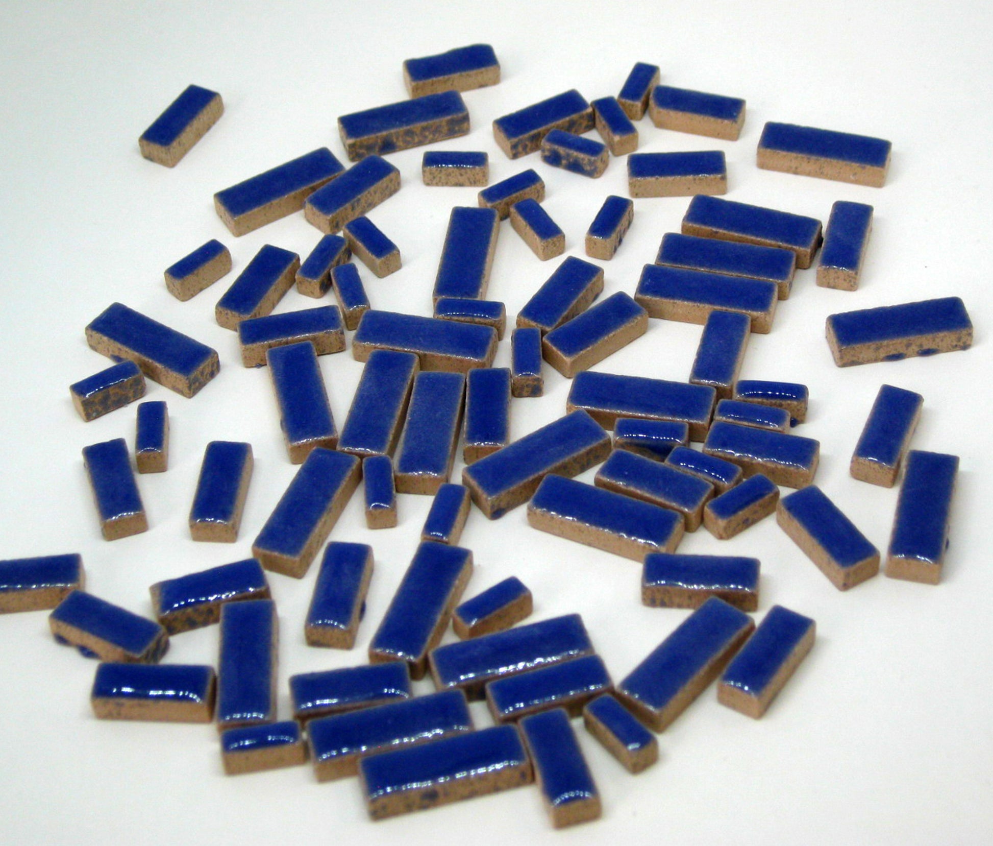 c-Blue Ceramic Rectangle 2 oz