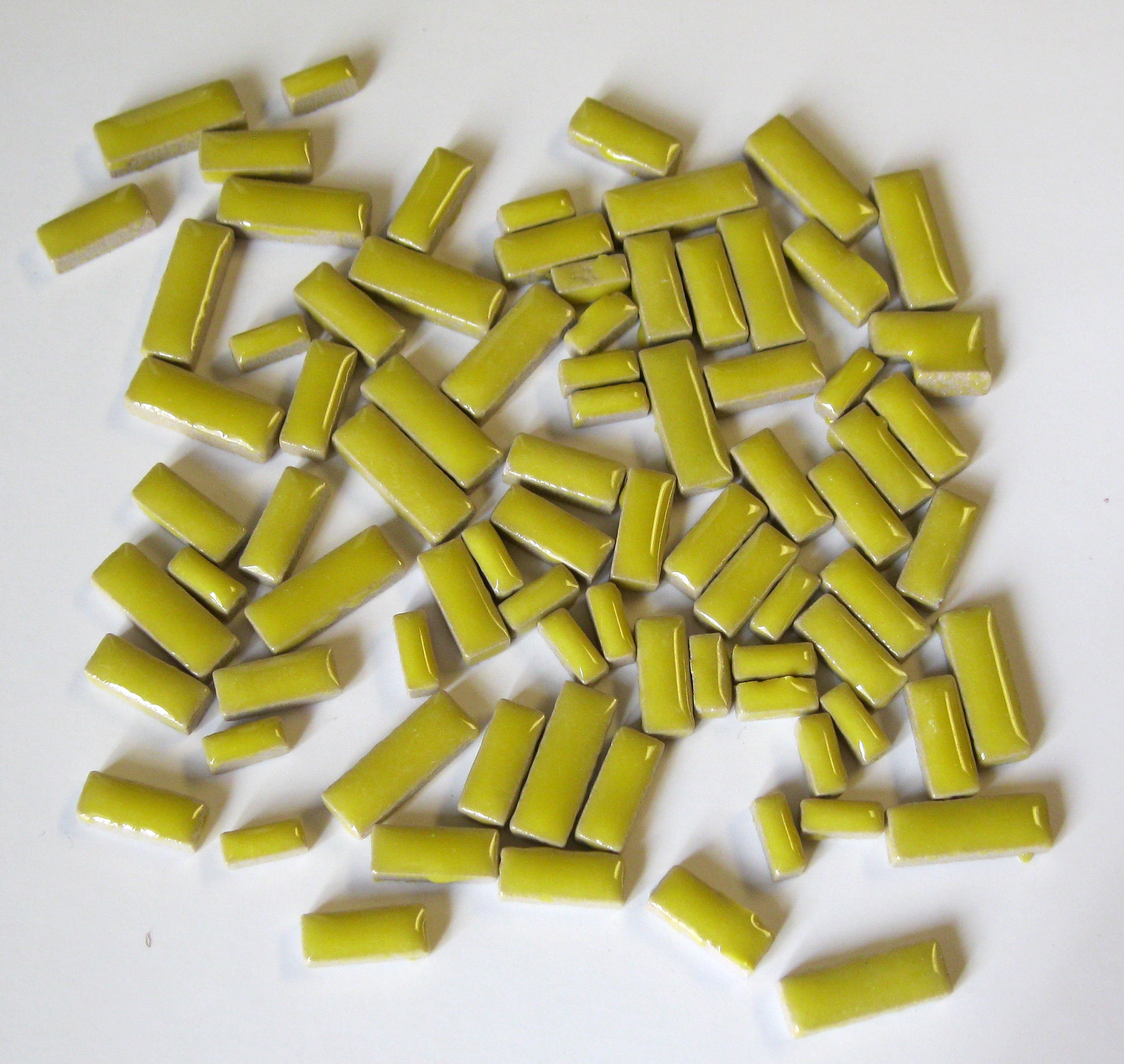 c-Sunshine Rectangles 2oz, CeramicRectangles tile - Kismet Mosaic - mosaic supplies