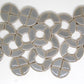 2 oz cc-gray curves, Ceramic curves tile - Kismet Mosaic - mosaic supplies 