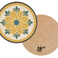 Circle 18" Mosaic Backer 1/2" Thick