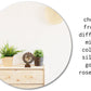 4 Inch Circle Acrylic Mirror - Silver/Gold/Rose Gold