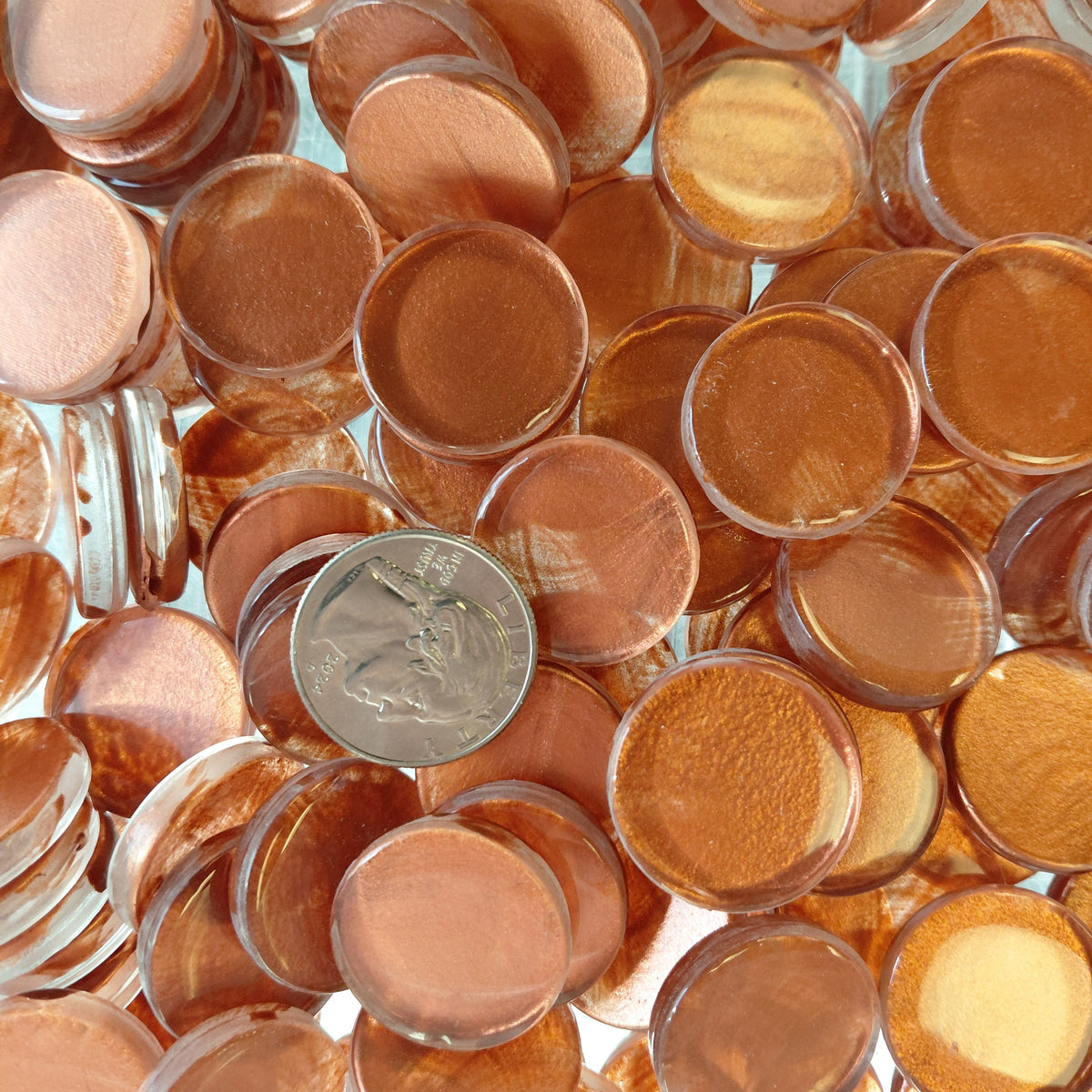 K4604 Copper Krystal rounds