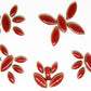 1 oz cp-Rose Ellipse/Petal, CeramicPetals tile - Kismet Mosaic - mosaic supplies