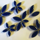 blue ceramic petal 1 oz
cp-Blue Ellipse/Petal, CeramicPetals tile - Kismet Mosaic - mosaic supplies