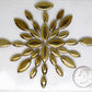 1 oz cp-Gold Ellipse/Petal, CeramicPetals tile - Kismet Mosaic - mosaic supplies