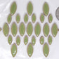 1 oz cp-Pastel Green Ellipse/Petal, CeramicPetals tile - Kismet Mosaic - mosaic supplies
