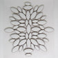 2 oz cp-White Ellipse/Petal, CeramicPetals tile - Kismet Mosaic - mosaic supplies