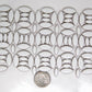 4 oz cp-White Ellipse/Petal, CeramicPetals tile - Kismet Mosaic - mosaic supplies